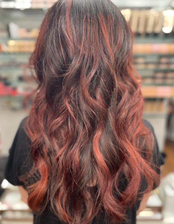 red highlights