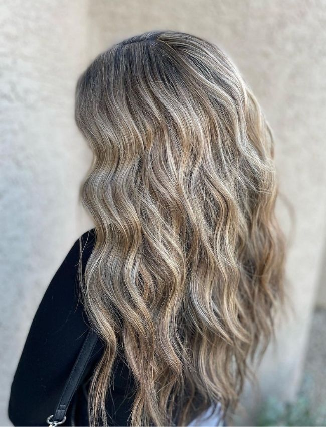 mariah - blonde highlights mariah - blonde highlights